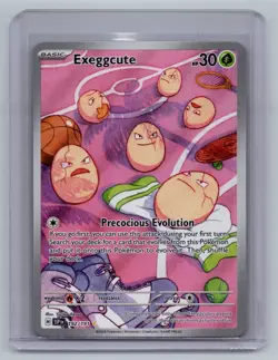 Pokemon Pokemon TCG Exeggcute 192/191 Sv08 Surging Sparks IR Holo NM - Image 1