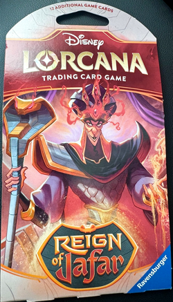 Disney Lorcana TCG *Reign of Jafar Sleeved Booster Pack* - Image 1