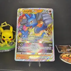 Lucario VSTAR SWSH214 SWSH: Sword & Shield Promo Cards Holo - LP - Image 1