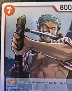 Roronoa Zoro OP14-015 Foil Rare The Azure Sea's Seven One Piece Card Game - Image 2