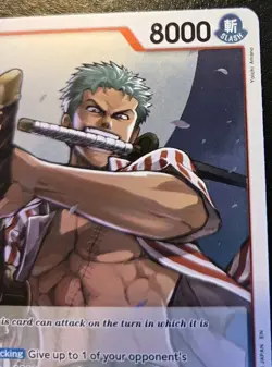 Roronoa Zoro OP14-015 Foil Rare The Azure Sea's Seven One Piece Card Game - Image 3