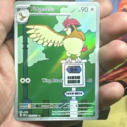 Pokemon Card Pidgeotto 208/197 SV03 Obsidian Flames Illustration Rare Full Art … - Image 4