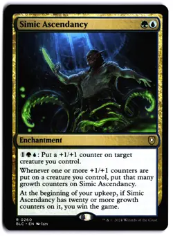 Simic Ascendancy NM BLC Commander: Bloomburrow MTG - Image 1