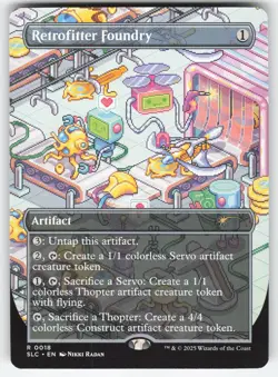 Retrofitter Foundry 18 R MTG Secret Lair Countdown Kit NM - Image 1
