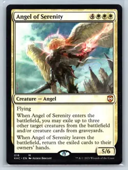 ANGEL OF SERENITY 18 MYTHIC COMMANDER: KALDHEIM MAGIC: THE GATHERING NM - Image 1
