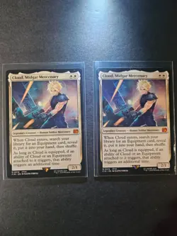 Cloud, Midgar Mercenary 0010 Final Fantasy NM *NON-FOIL* - Image 1