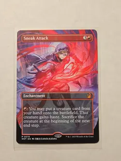 Sneak Attack (Anime Borderless) - Wilds of Eldraine - LP - Mythic - Enchantment - Image 1