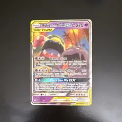 Pokemon Muk & Alolan Muk GX Sm-Unbroken Bonds Ultra Rare Holo 61/214 270 HP - Image 1