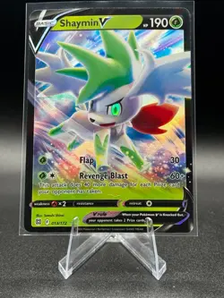 Shaymin V 013/172 Swsh09: Brilliant Stars Holo Pokemon TCG - Image 1