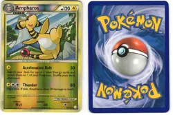 Ampharos Reverse Holo Pokemon TCG HeartGold & SoulSilver 14/123 LP - Image 3