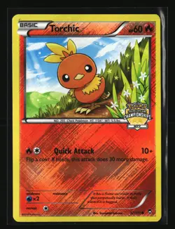 Pokemon TORCHIC 12/111 Reverse Holo City Champs (XY Furious Fists) NM/Near Mint - Image 1