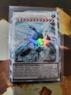 YugiOh RA05-EN143 / Shooting Quasar Dragon / Ultra Rare 1st Ed OVERFRAME /ENG - Image 1