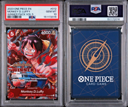 2023 MONKEY D. LUFFY PROMO WINNER PACK VOL.5 ONE PIECE TREASURE CRUISE PSA 10 - Image 3