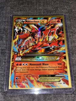 M Blaziken EX XY86 Black Star Promo 2015 Holo Rare Pokemon Card TCG - Image 1