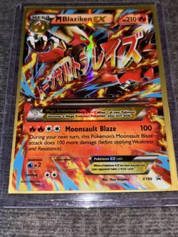 M Blaziken EX XY86 Black Star Promo 2015 Holo Rare Pokemon Card TCG - Image 3