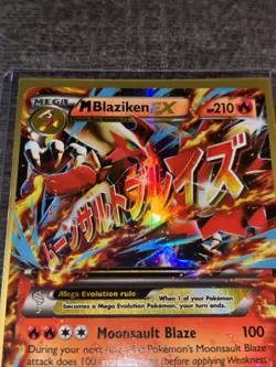 M Blaziken EX XY86 Black Star Promo 2015 Holo Rare Pokemon Card TCG - Image 4