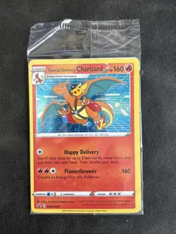 Special Delivery Charizard SWSH075 SWSH: Sword & Shield Promo Cards Holo - Image 1