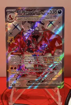 Pokemon Charizard ex SVP074 Black Star Promo Tera Holo 330 HP Card - Image 1