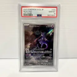 PSA 10 Mewtwo 183/165 - Scarlet Violet 151 - Graded Pokemon Card - Image 1