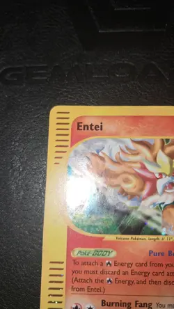 Carte Pokemon Entei H8/H32 AQUAPOLIS holo Exc Inglese - Image 4