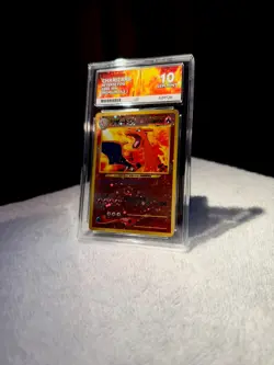 “2000 Pokemon Charizard Japanese Promo #006 Premium File 2 Reverse Holo ACE 10” - Image 5