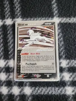 Pokemon Absol EX Holo Rare Card 92/108 Power Keepers 2007 Vintage LP - Image 1