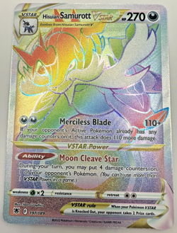 Pokemon Karte TCG Admurei VSTAR 197/189 Astralglanz Holo Rare Englisch NM - Image 1