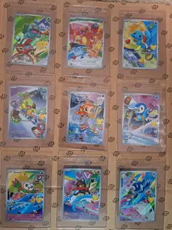 Pokemon Erste First Partner Illustration Collection - Komplettset (Englisch) NM - Image 1