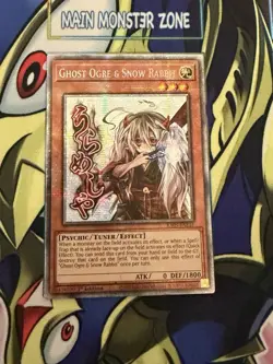 Yugioh! Ghost Ogre & Snow Rabbit RA05-EN131 starlight stamp 1st Edition - Image 1