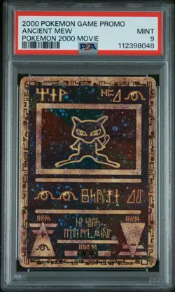 Pokemon TCG 2000 Ancient Mew Holo Card Movie Promo PSA 9 Mint - Image 1
