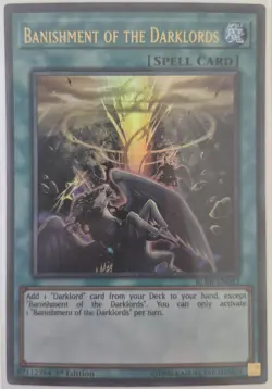 YuGiOh Banishment of the Darklords Ultra Rare 1st Edition BLRR-EN093 - Image 1