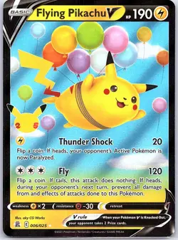 Flying Pikachu V 006/025 Celebrations - Pokemon Card - NM - Image 1
