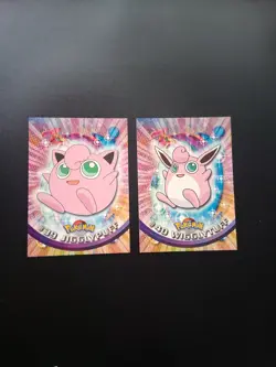 Jigglypuff & Wigglytuff Topps Green Label Mint Vintage Pokemon Card Lot - Image 1