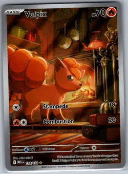 Vulpix 138/132 ME01: Mega Evolution - Pokemon Card - NM - Image 1