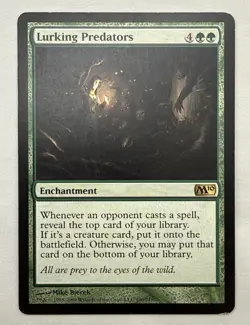 Lurking Predators x1 MTG Core Set 2010 M10 1x Magic Good Moderate Play MP - Image 1