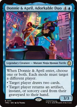 Donnie & April, Adorkable Duo Teenage Mutant Ninja Turtles Eternal NM ABUGames - Image 1