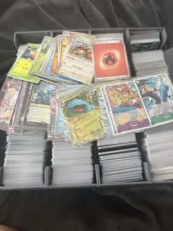2000+ Bulk Trading Cards With Storage Box- Pokemon, One Piece, MTG, And More - Image 1