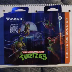 Magic the Gathering Teenage Mutant Ninja Turtles Collector Booster Pack Sealed - Image 1