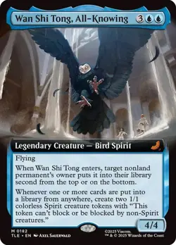 Wan Shi Tong, All-Knowing Extended Art Avatar: The Last Airbender NM MTG - Image 1