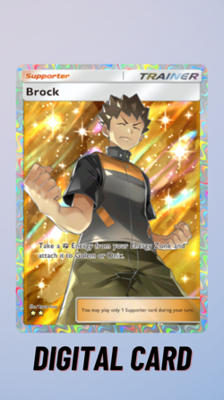 Brock Full Art Genetic Apex Pokemon TCG Pocket Trade 2 Star ⭐⭐ (English) - Image 1