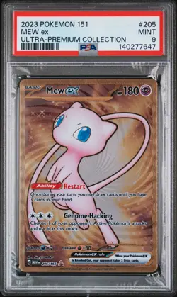 2023 POKEMON 151 ULTRA-PREMIUM COLLECTION #205 MEW ex PSA 9 - Image 1