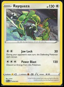 Rayquaza 014/015 2025 McDonalds Pokemon Card - Image 1