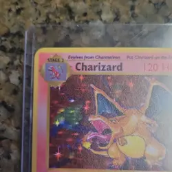 Pokemon 1st Edition Charizard Base Set Holo Rare 120 HP Stage 2 4/102 Rare Art - Image 3