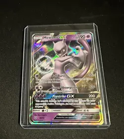 Pokemon TCG Mewtwo GX Shining Legends 39/73 Holo Ultra Rare - Image 1