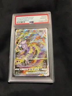 PSA 10 Mewtwo VSTAR FA #GG44/GG70 Crown Zenith Pokemon 2023 - Image 1