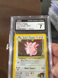 Erika's Clefable 3/132 CGC 7 Near Mint Pokemon Card Holo Rare - Image 4