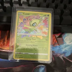 Pokemon Celebi Sword & Shield 009/185 Regular 60 HP Energy Press Amazing Bloom - Image 1