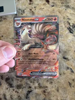 Pokemon TCG Ninetales EX SV Scarlet & Violet 151 Double Rare Holo Card - Image 1