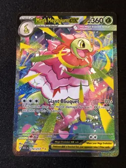 Pokemon Mega Meganium EX SIR 272/217 Ascended Heroes English Mint Condition TCG - Image 2