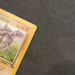 Pokemon Aerodactyl 1/62 Fossil 1st Edition Holo Rare 60 HP Wizards of the Coast - Image 3